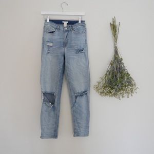 Distressed Denim Jeans